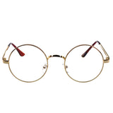 ROYAL GIRL Vintage Round Spectacles Metal Eyeglasses Frames Clear Lens Glasses ss797