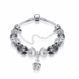 LUIISA 2017 European Queen Crystal Charm Bracelets For Women With DIY