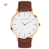 Thefifth watch Quartz watch Men's Watches Top Brand Luxury Leather Bus